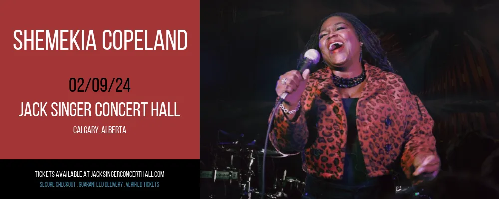 Shemekia Copeland at Jack Singer Concert Hall