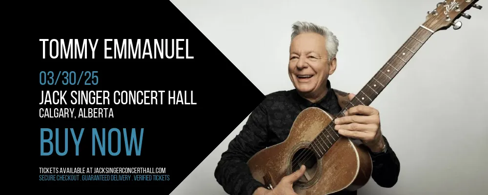 Tommy Emmanuel at Jack Singer Concert Hall